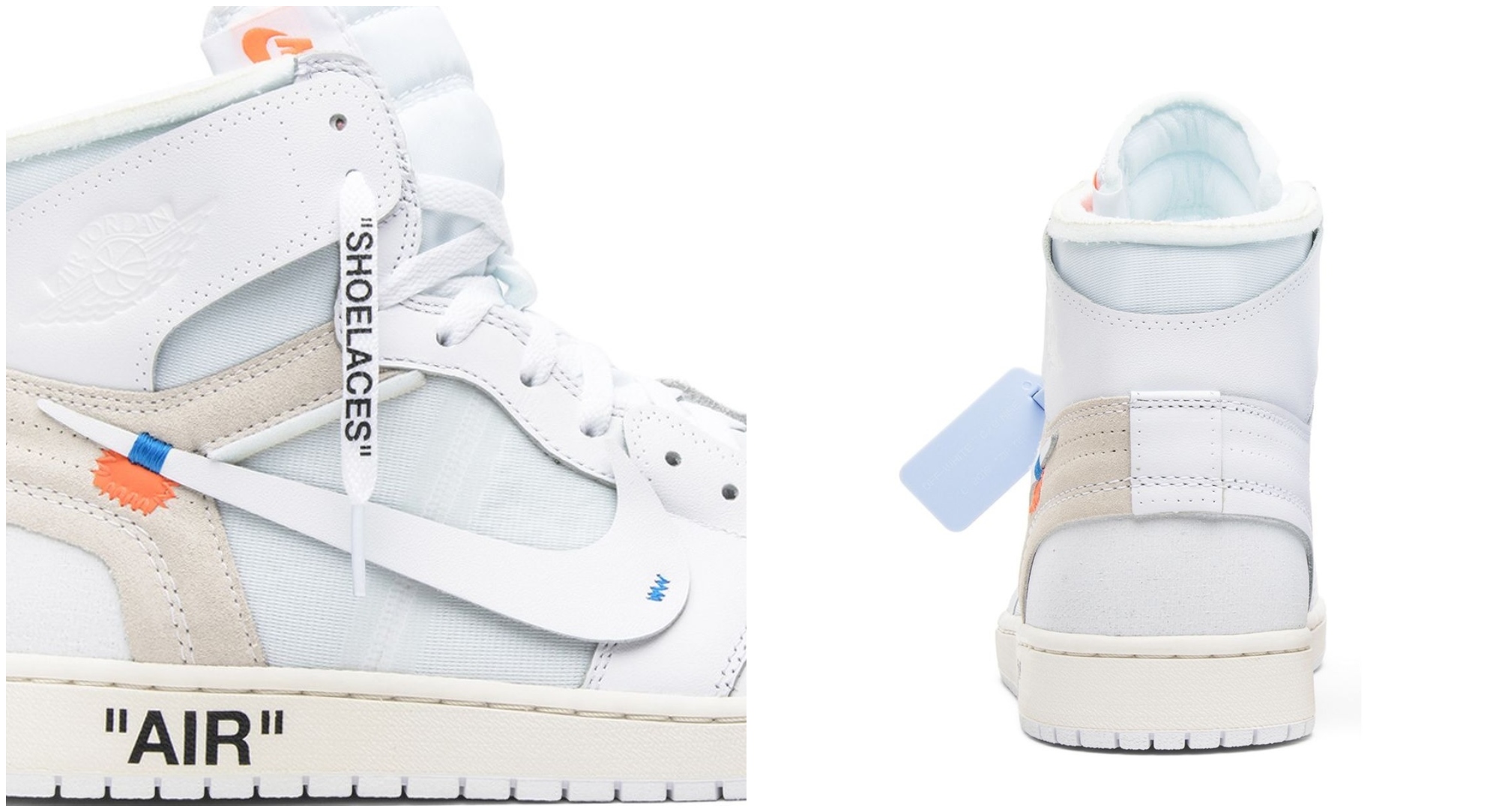 Off-White x Air Jordan 1 Retro High OG 'Alaska' AA3834-100