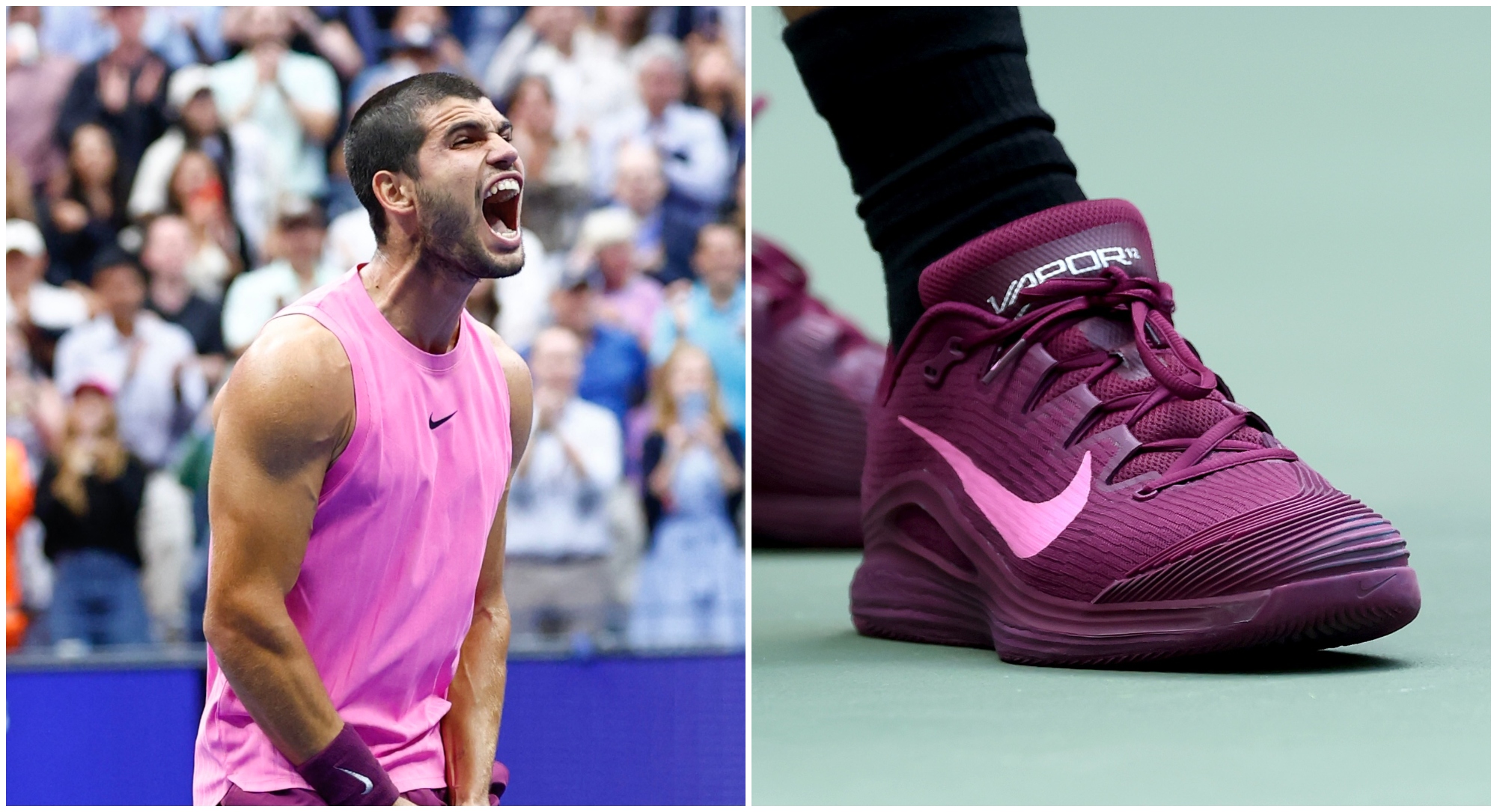 Carlos Alcaraz Wins U.S. Open in Modified Nike Sneakers