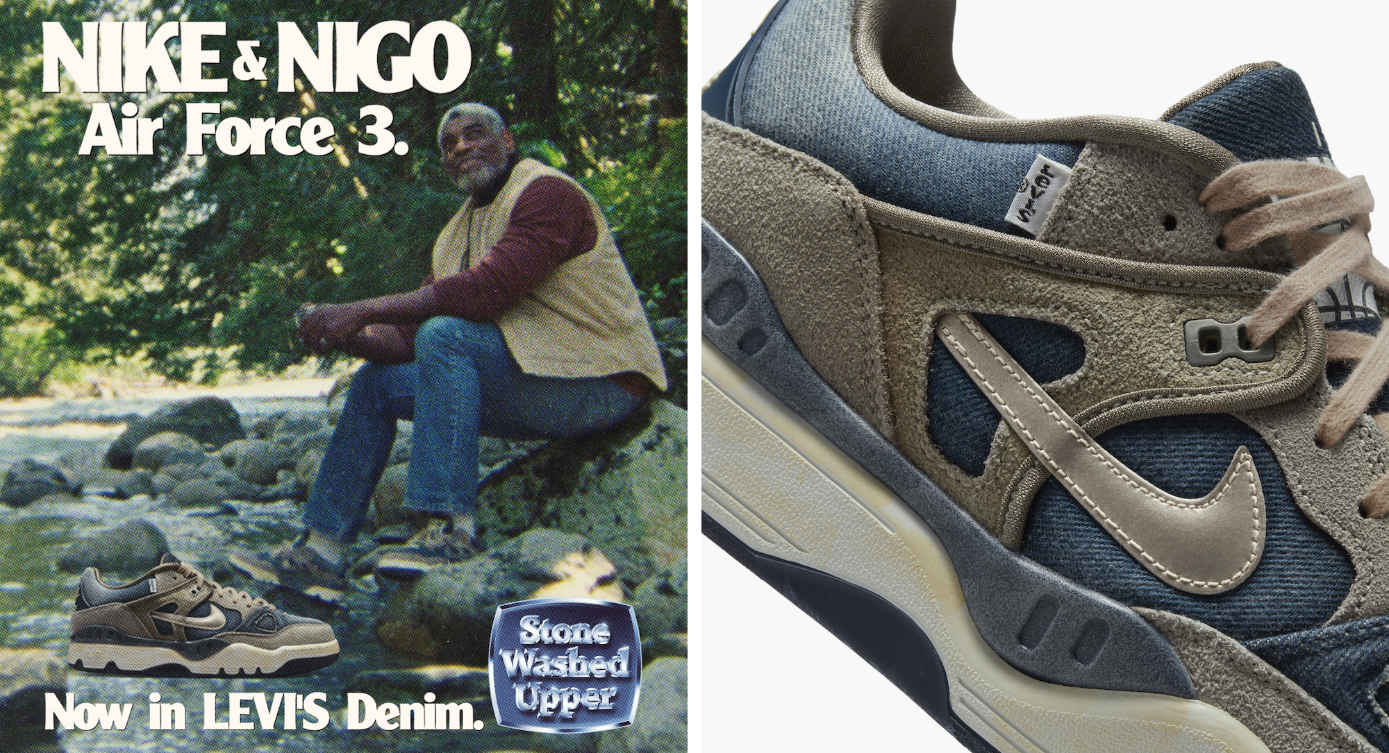 Nigo Levi's Nike Air Force 3 HQ0262-001 Release Date