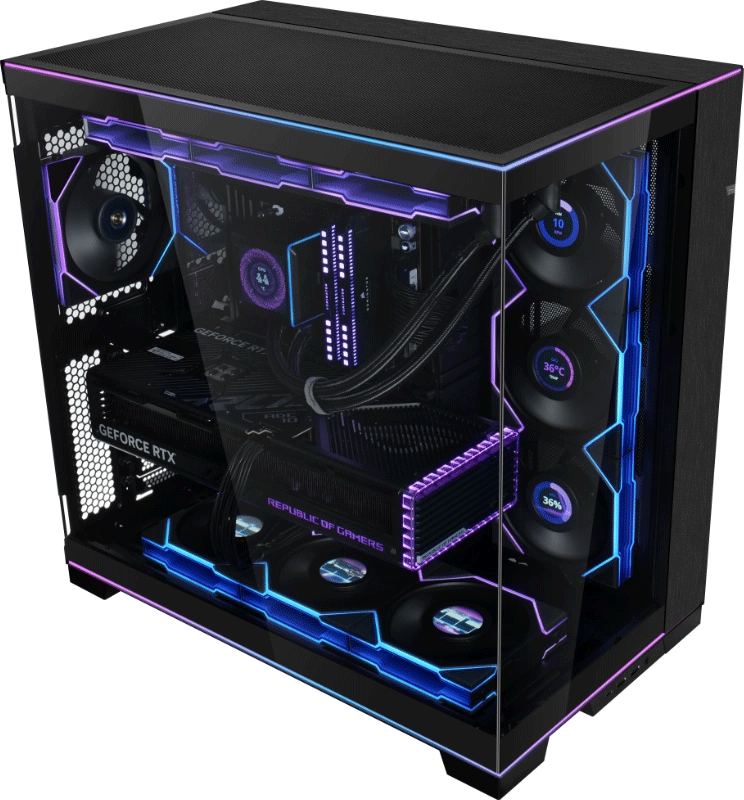 LIAN LI UNI FAN TL LCD 120 BK Single Pack｜WEST