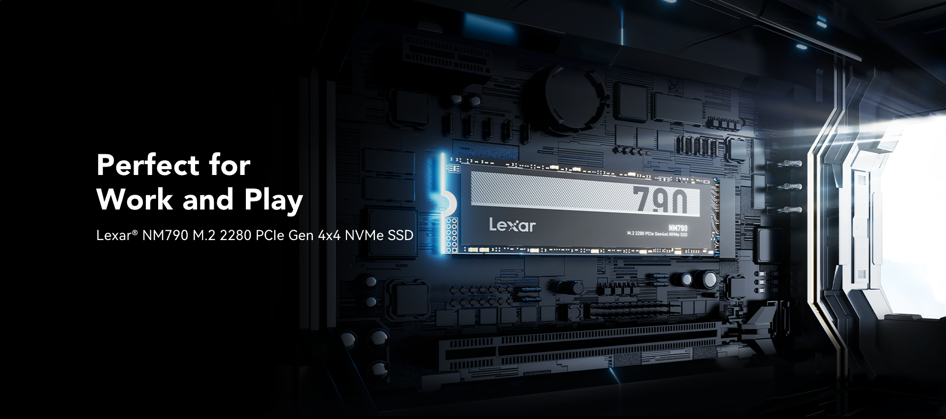 Lexar NM790 M.2 2280 PCIe Gen 4x4 NVMe SSD | Lexar Global