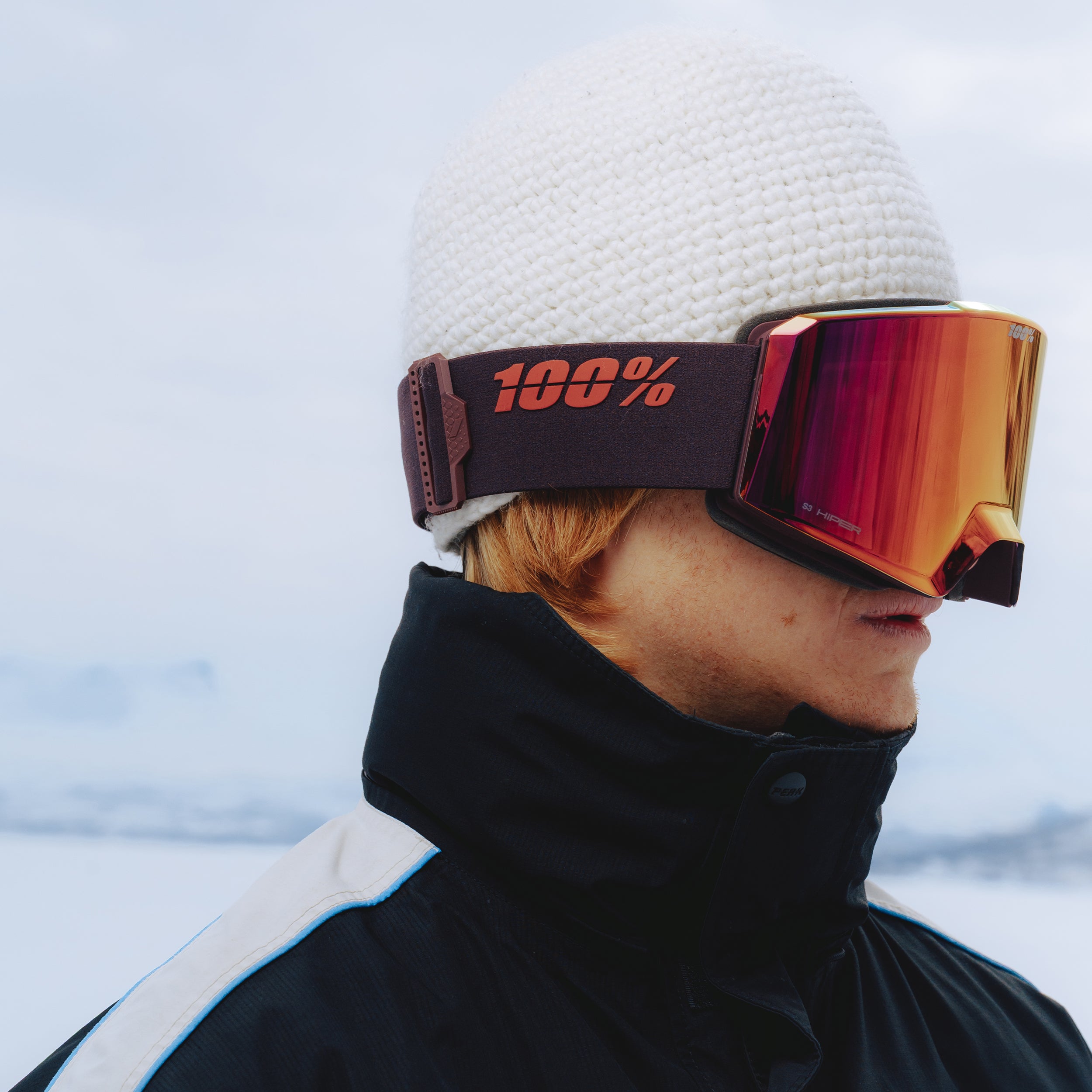 NORG Goggle Deep Cherry – 100%