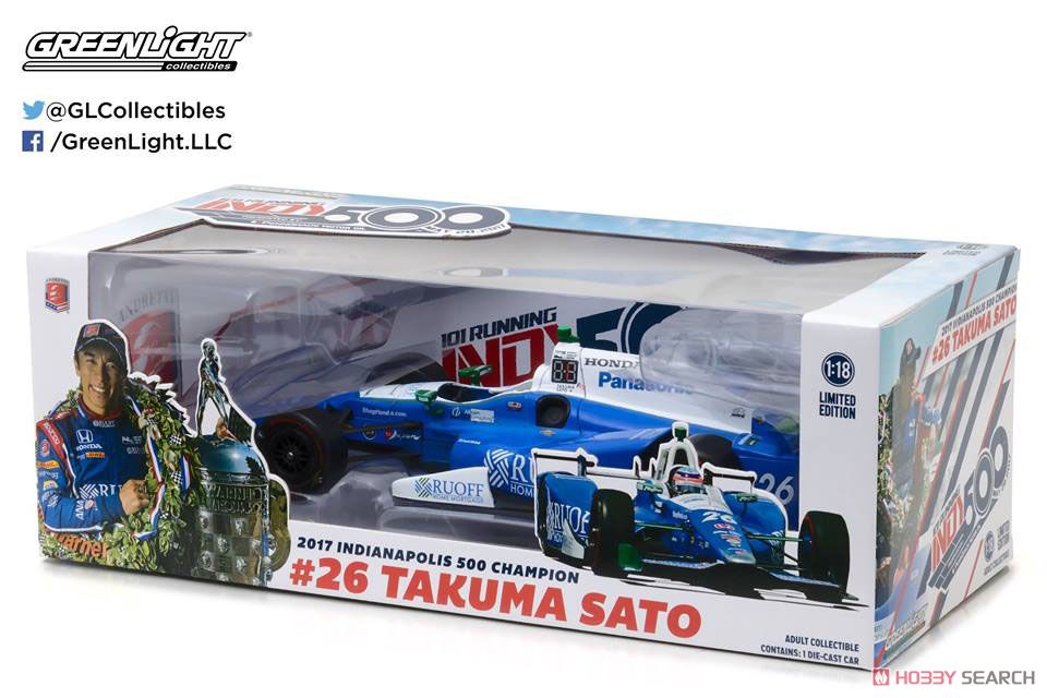 INDYCAR 2017 佐藤琢磨 2017インディ500優勝 (ミニカー) - ホビー