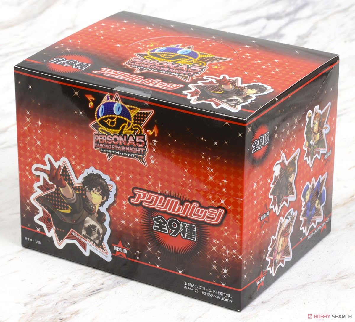 ペルソナ5 ダンシング・スターナイト アクリルバッジ (9個セット