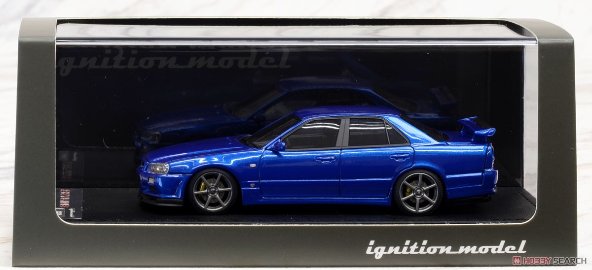 Nissan Skyline 25GT Turbo (ER34) Blue Metallic (ミニカー) - ホビー