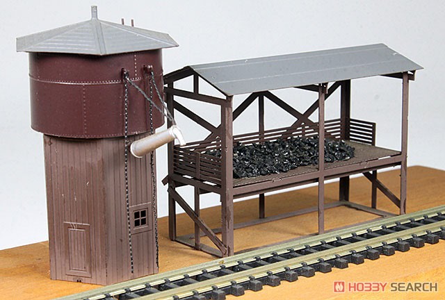 給水塔＋給炭台 北海道タイプA (組立キット) (鉄道模型) - ホビー