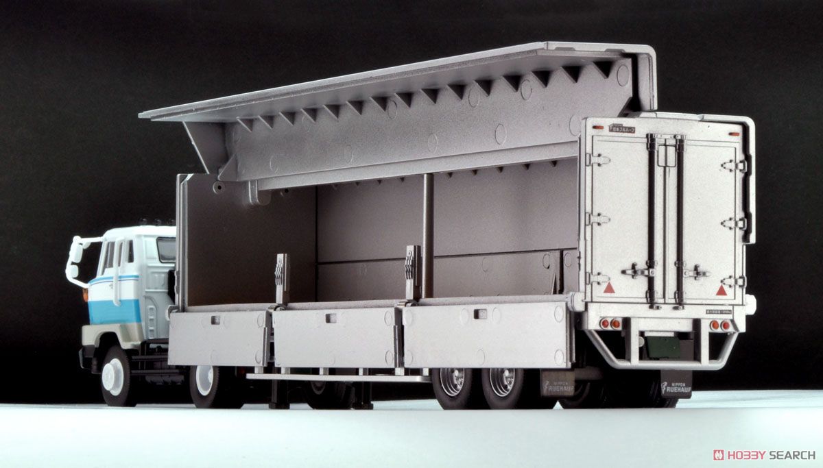 LV-N167a 日野HE366 ウィングルーフトレーラ (白/青) (ミニカー