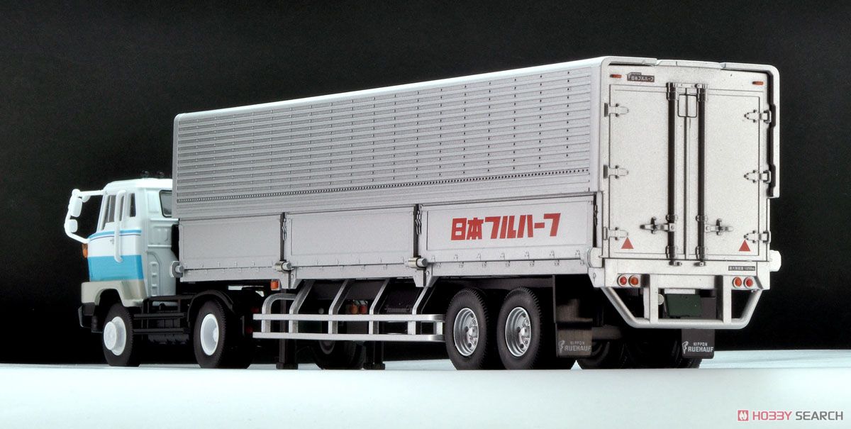 LV-N167a 日野HE366 ウィングルーフトレーラ (白/青) (ミニカー