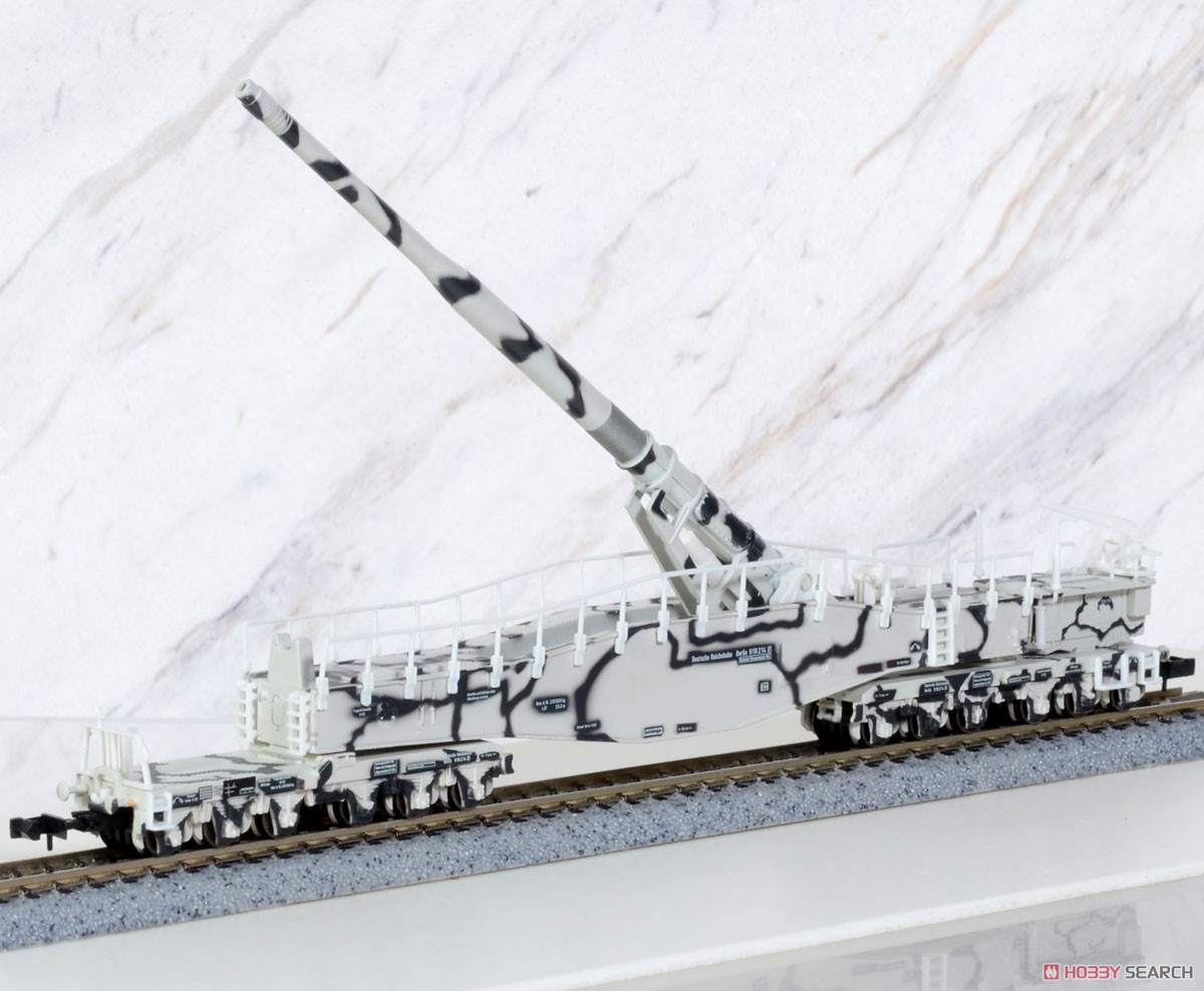 クルップ5 28cm 列車砲 `レオポルド` 冬季迷彩色 [Eisenbahngeschutz