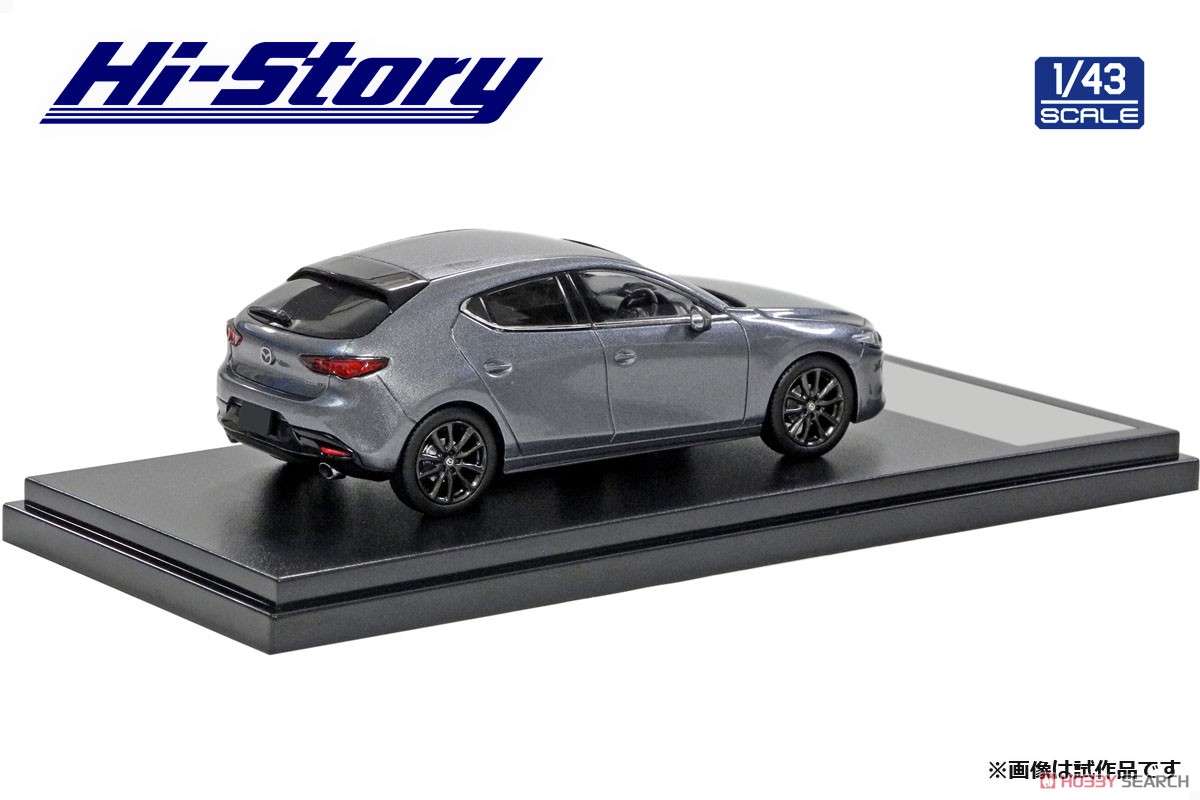 Mazda3 Fastback (2019) Machine Gray Premium Metallic (Diecast Car