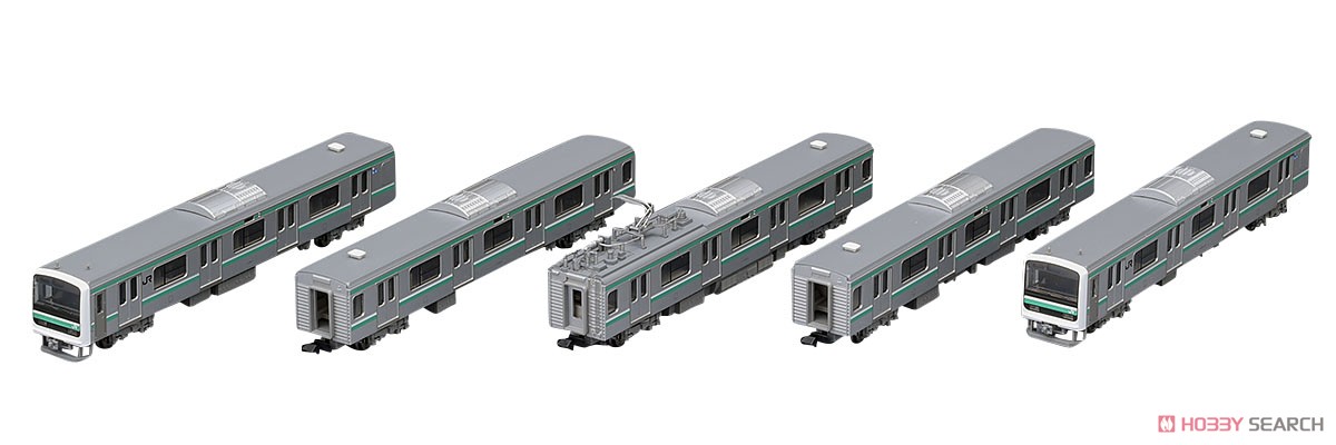 JR E501系 通勤電車 (常磐線) 基本セット (基本・5両セット) (鉄道模型