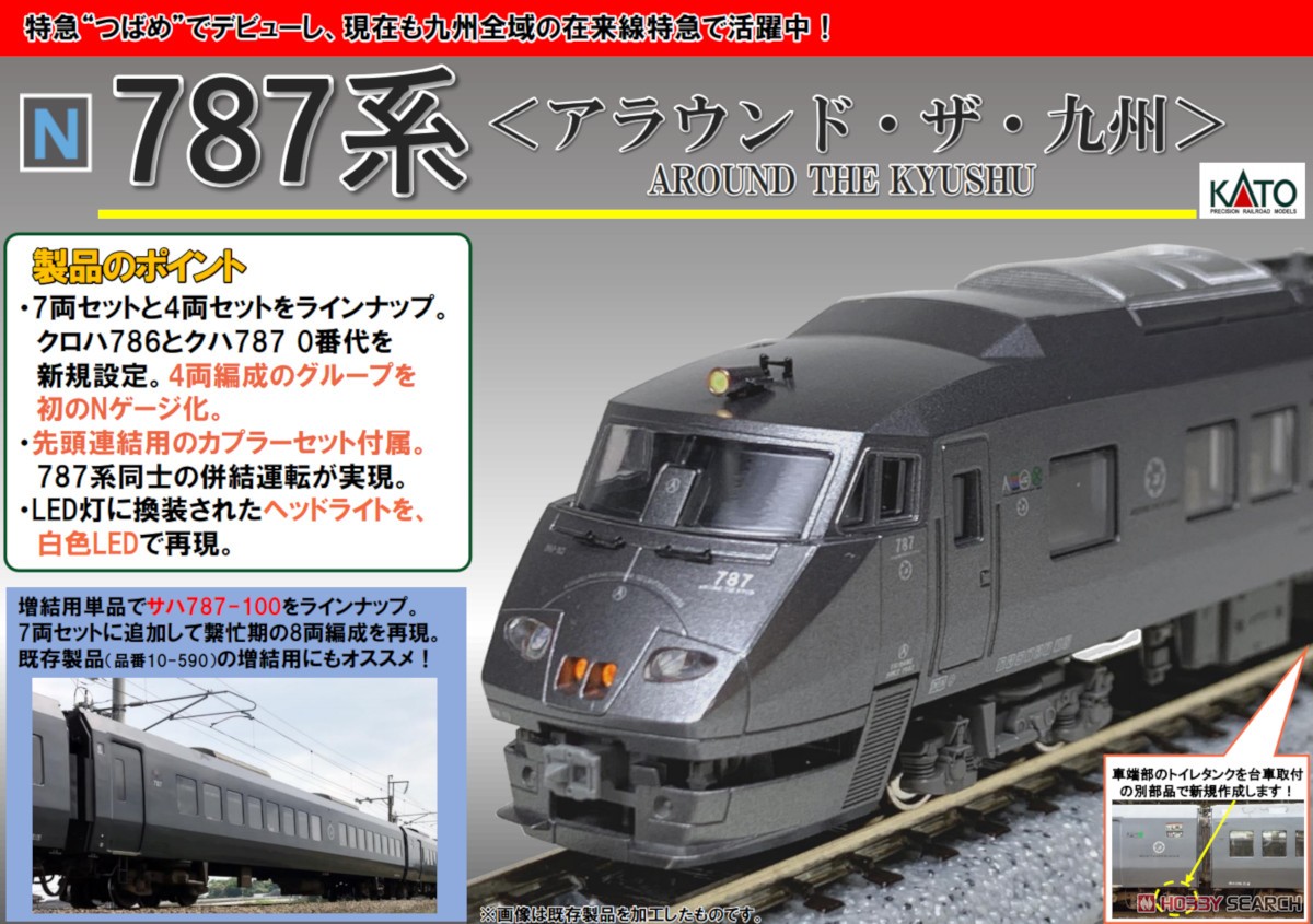787系 ＜アラウンド・ザ・九州＞ 7両セット (7両セット) (鉄道模型