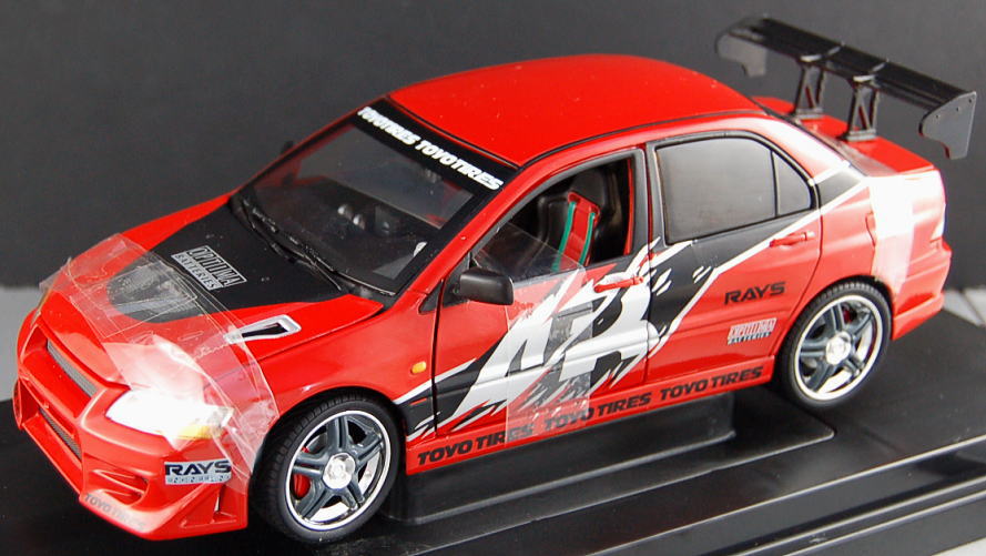 ワイルドスピード3 ミツビシ ランサーエボリューション VII (ミニカー
