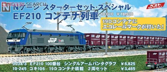 Nゲージ スターターセット・スペシャル EF210 + コンテナ列車 (基本・4