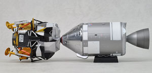 NASA アポロ11号 CSM(司令船/機械船) & 月着陸船 (完成品宇宙関連