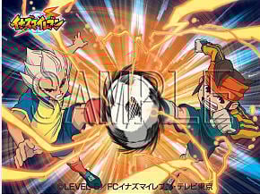 イナズマイレブン もふもふひざ掛け 円堂＆豪炎寺柄 (キャラクター