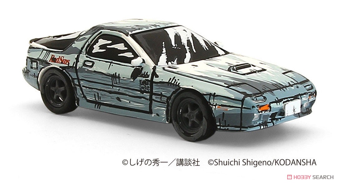 イニシャルD 漫画風塗装エディション 3台セット (ミニカー) - ホビー