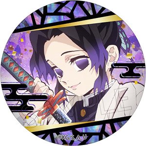 鬼滅の刃 螺鈿風シリーズ 缶バッジ 胡蝶しのぶ (キャラクターグッズ