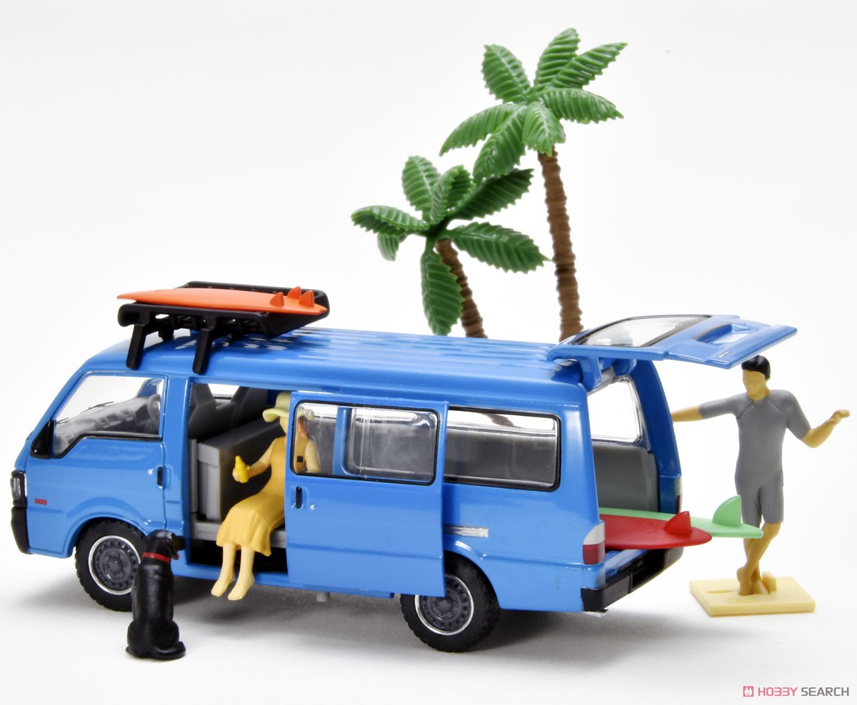 ジオコレ64 #カースナップ19b サーフィン2 (マツダ ボンゴブローニイ