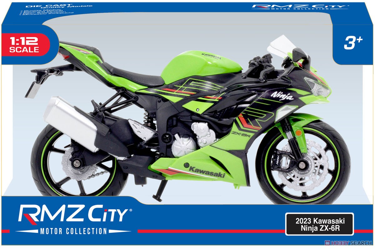 2023 Kawasaki Ninja ZX-6R 緑 (ミニカー) - ホビーサーチ ミニカー