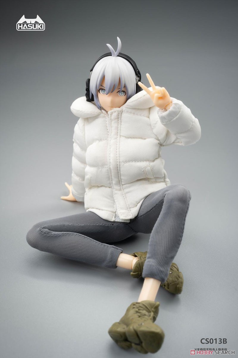 CS013B 1/12スケール可動フィギュア用 ダウンジャケット+レギンス