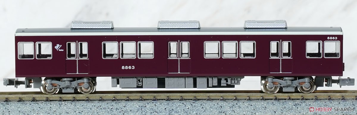 阪急 8300系 (2次車・8332編成+8313編成・白ライト) 8両編成セット