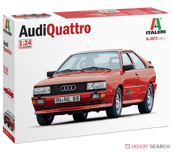 アウディ クワトロ 日本語対訳補足説明書付属 (プラモデル) - ホビー