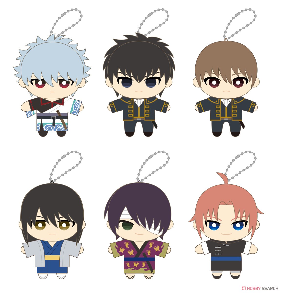 銀魂 ぬいぐるみマスコット 坂田銀時 (キャラクターグッズ) - ホビー