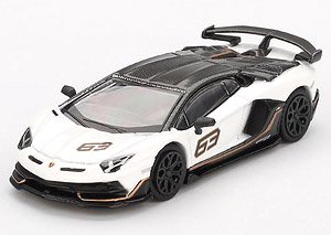 ランボルギーニ アヴェンタドール SVJ 63 Bianco Asopo (ホワイト) (左