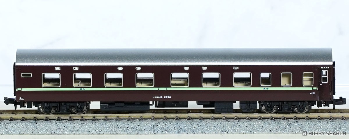 オロネ10-2078 ぶどう色 (淡緑色帯) (鉄道模型) - ホビーサーチ 鉄道模型 N