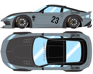 lb nation Fairlady Z(RZ34) (RS Watanabe 8spoke wheel) バーガンディ