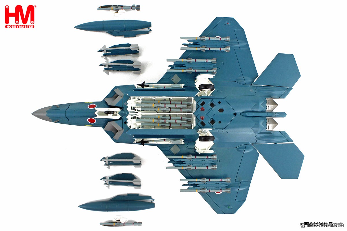 ☆特価品 F-22 ラプター `航空自衛隊 想定塗装` w/AAM-3 (完成品飛行機