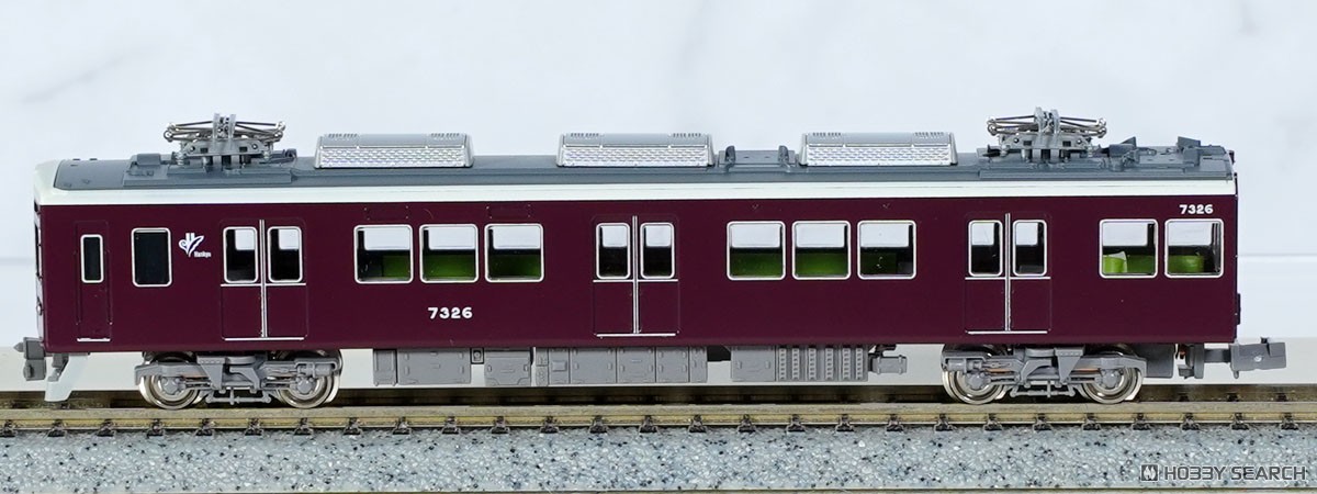 阪急7300系 (京都線・7326編成) 増結用先頭車2両セット (動力無し