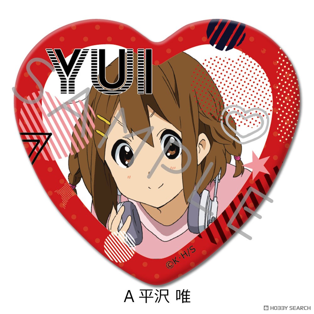 けいおん! earth music＆ecology 平沢唯 缶バッジ 【公式通販】