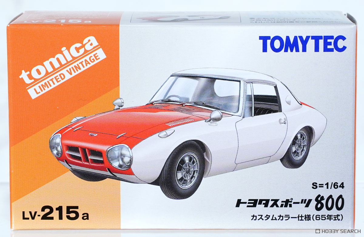 TLV-215a Toyota Sports 800 Custom Color (White / Red) 1965