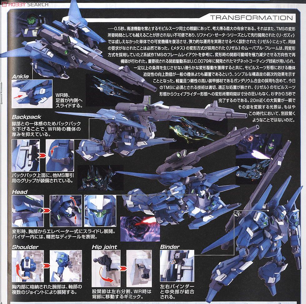 RGZ-95C リゼル 隊長機 (MG) (ガンプラ) - ホビーサーチ ガンプラ他