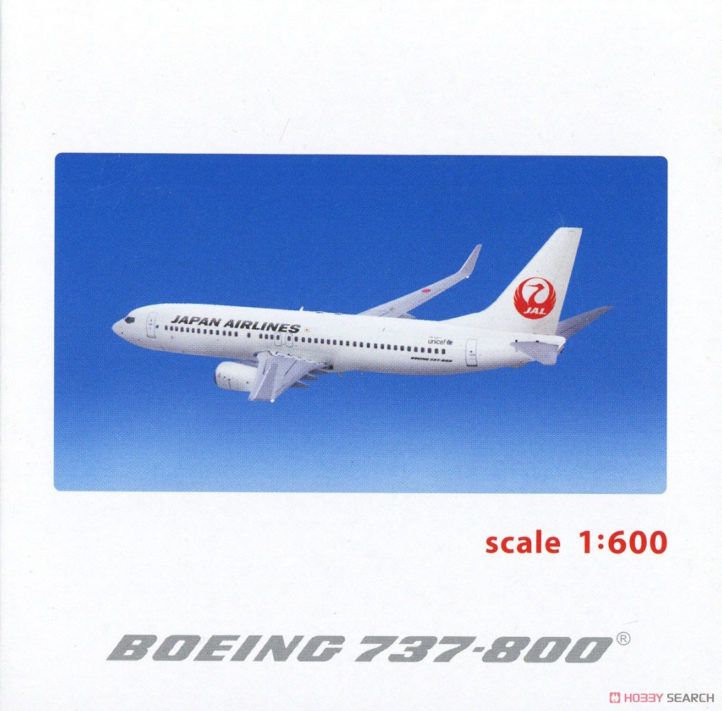 JAL B737-800 1/600 ダイキャストモデル (完成品飛行機) - ホビー