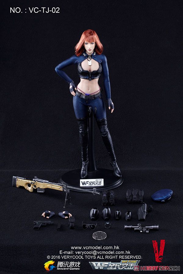 ベリークール 1/6 WEFIRE スナイパー リトルシスター ブラウンヘア