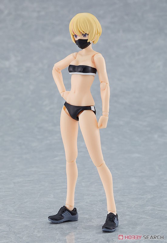 figma 女性body (ユウキ) with テックウェアコーデ (フィギュア