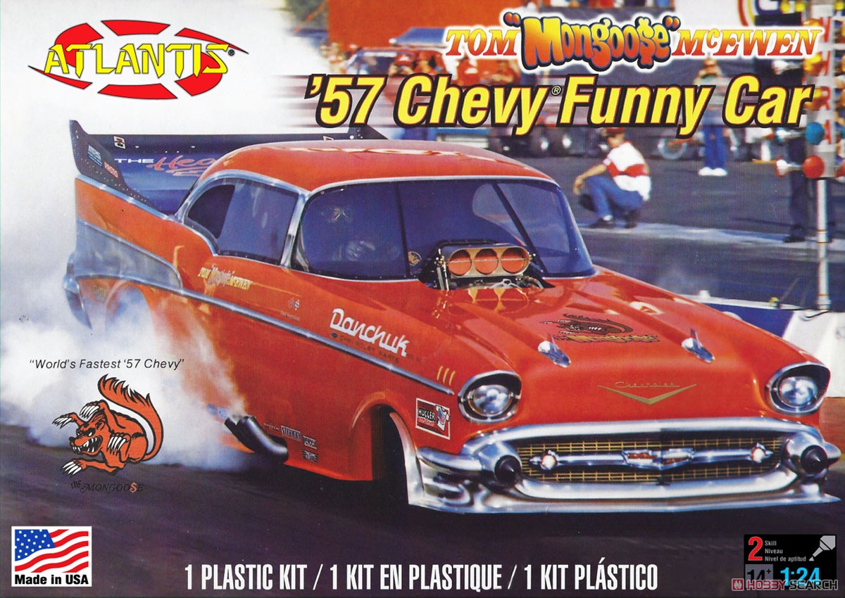 トム・マッキュエンの1957 シェビー ファニーカー (プラモデル