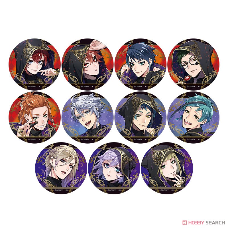 ディズニー ツイステッドワンダーランド トレーディング缶バッジ 式典