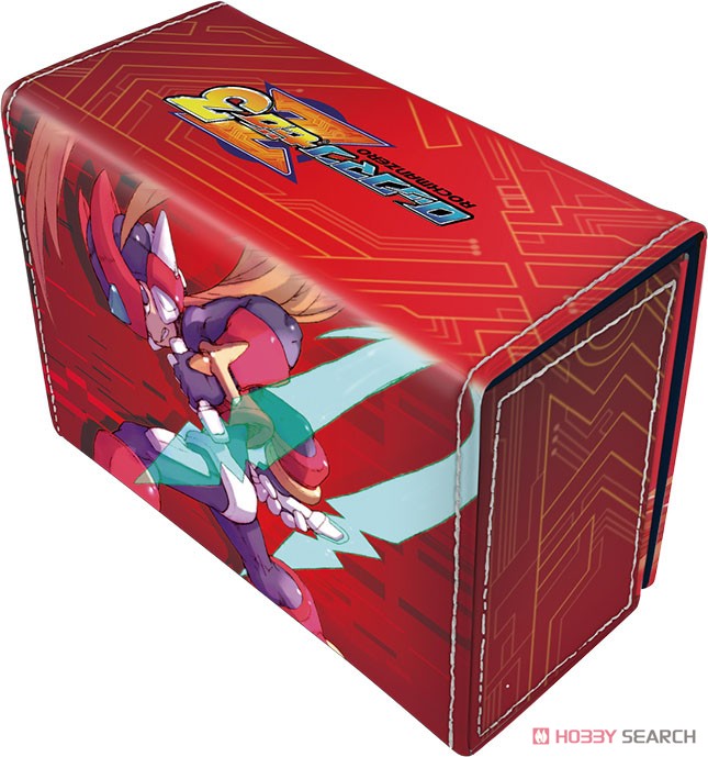 合皮製デッキケースW ロックマン ゼロ3 (カードサプライ) - ホビー