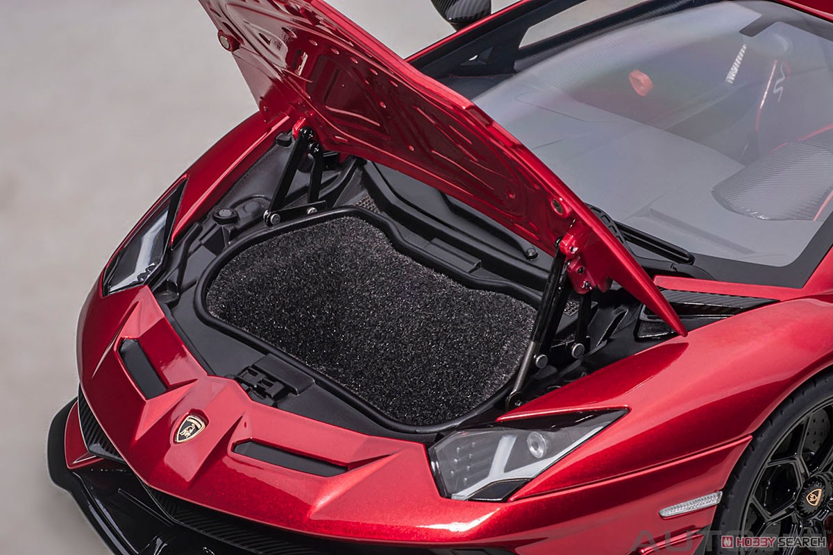 ランボルギーニ アヴェンタドール SVJ (メタリック・レッド) (ミニカー