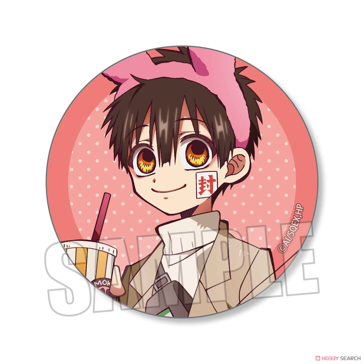 トレーディング缶バッジ 地縛少年花子くん もっけぱーく (7個セット