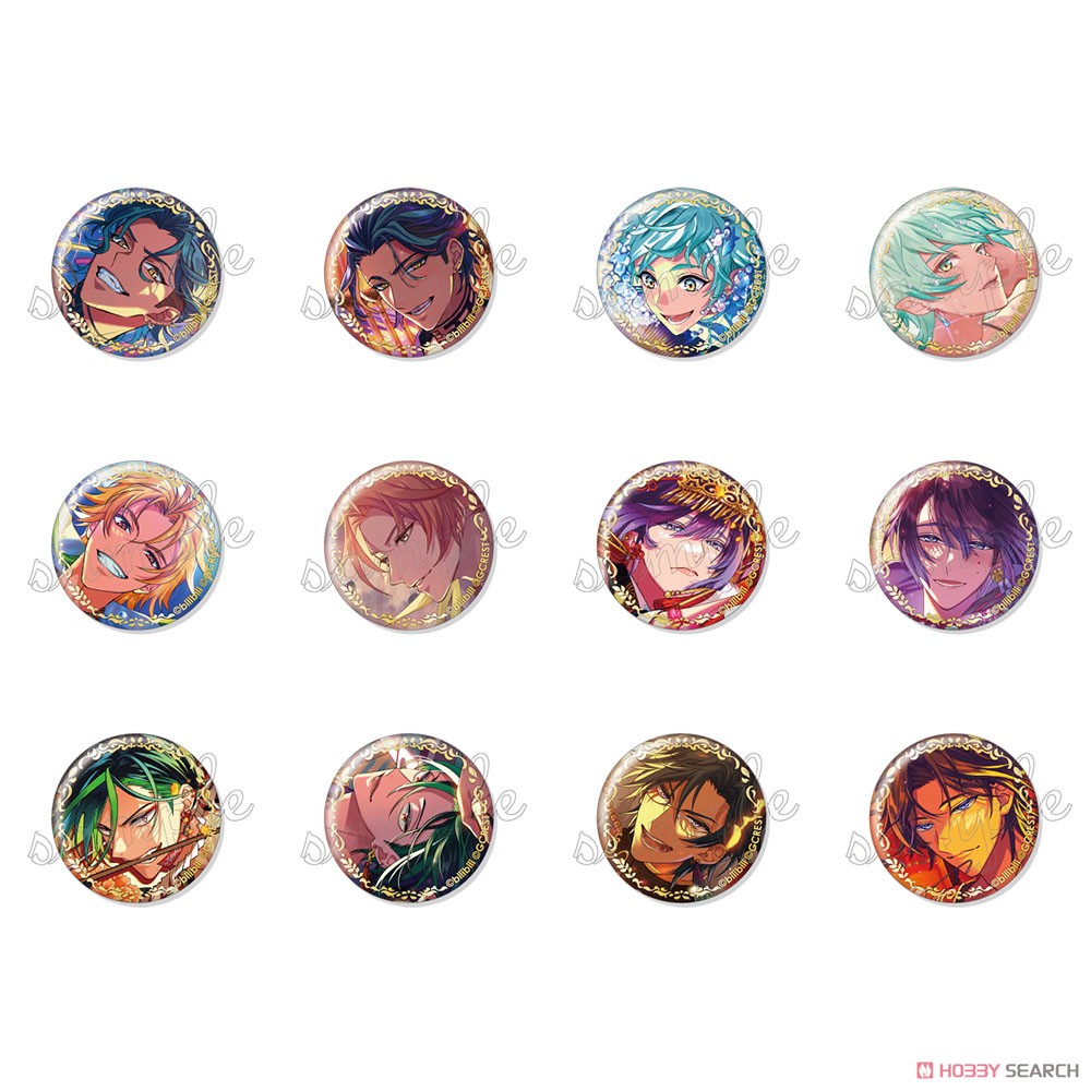 夢職人と忘れじの黒い妖精 トレーディング箔押し缶バッジ Vol.2 (12個