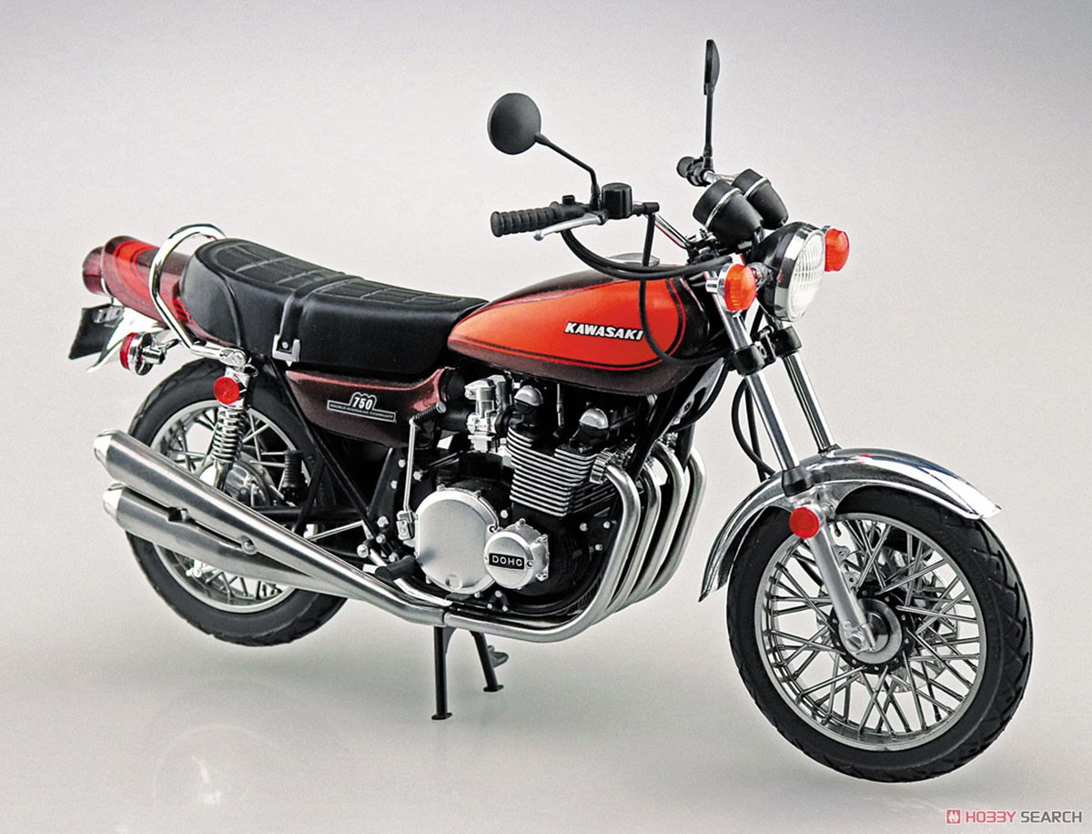 アオシマ ザ・バイク 43 1/12 カワサキ Z2 750RS '73 カスタムパーツ
