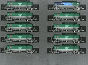 タキ1000 日本石油輸送 (米軍燃料輸送列車) (12両セット) (鉄道模型