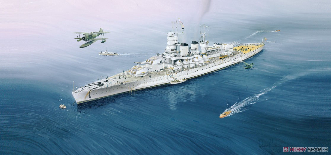 WWII Italy Navy Vittorio Veneto 1940 (Plastic model) - HobbySearch