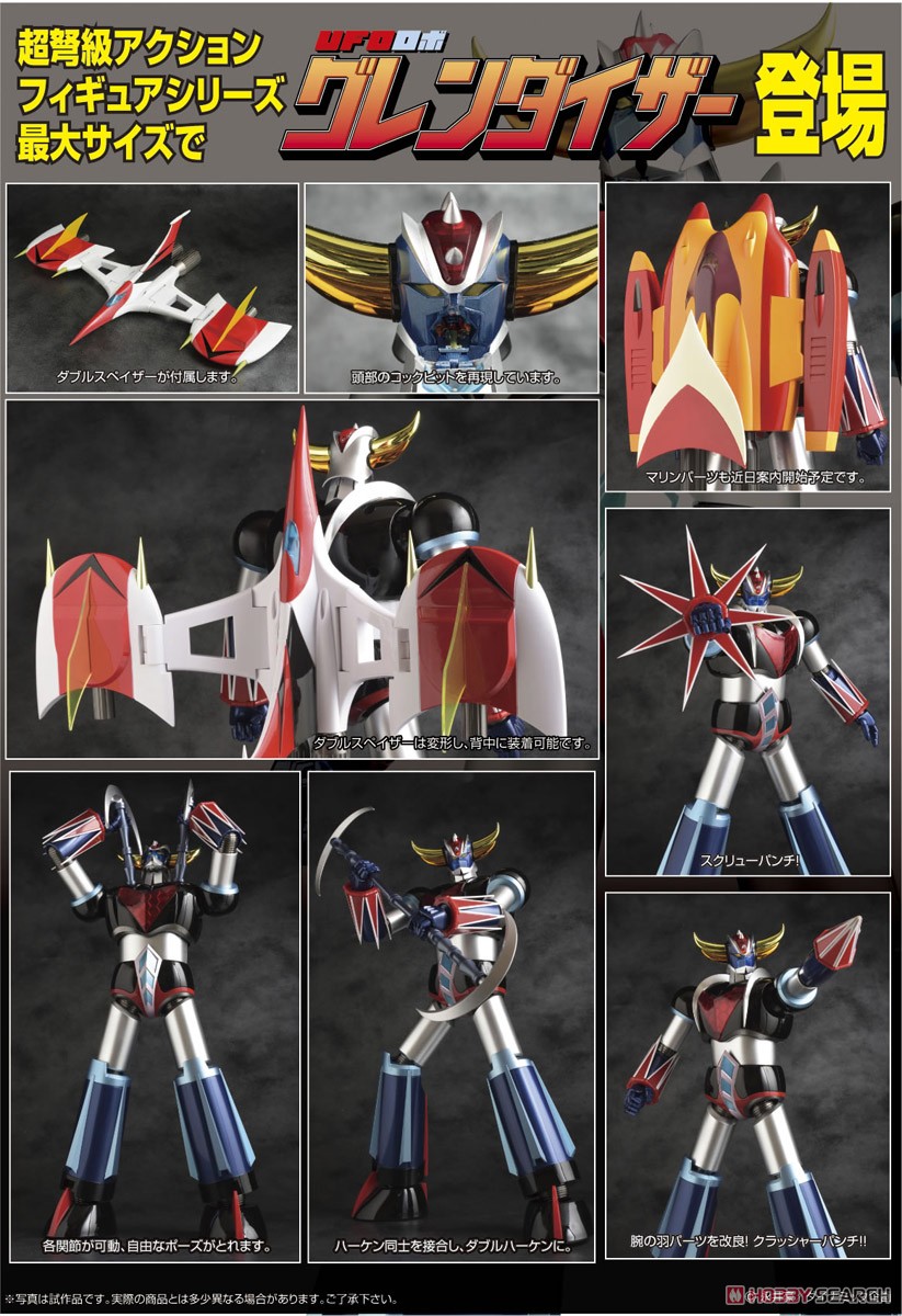GRAND ACTION BIGSIZE MODEL グレンダイザー リニューアル版 (完成品