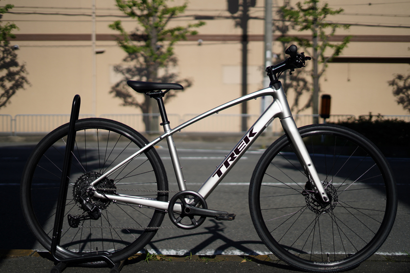 長崎市 TREK FX1 クロスバイク ブラック&グレー 輪行セット 長崎市